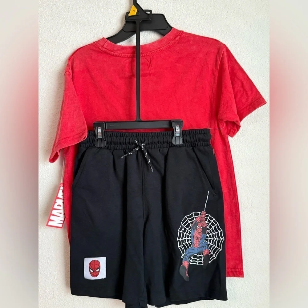 Marvel Red Spider-Man Kids Matching Set size 10 -NWT